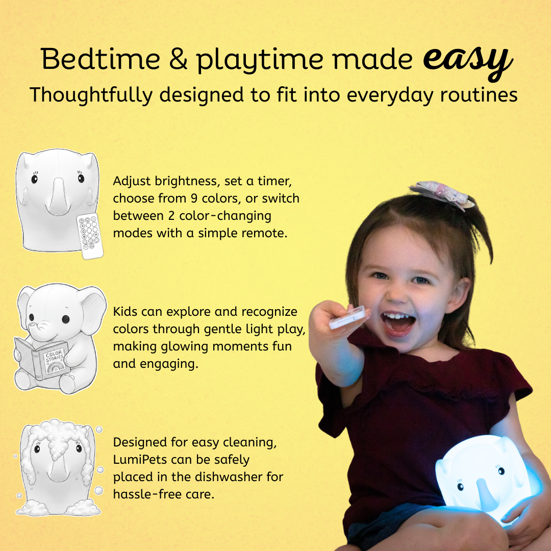 LumiPets® Eggbert the Elephant- Children&