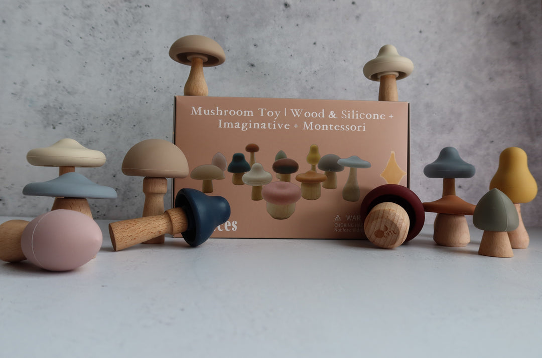 Mushroom Mix &amp; Match Toy – 24pc | LYTL®️