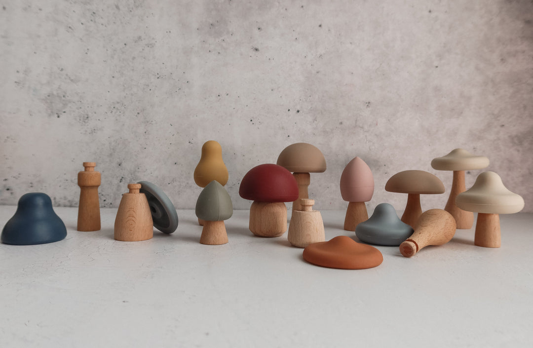 Mushroom Mix &amp; Match Toy – 24pc | LYTL®️