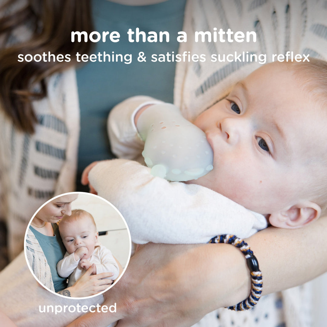 Olababy Mouthing Mitten for Teething Relief (2-Pack)
