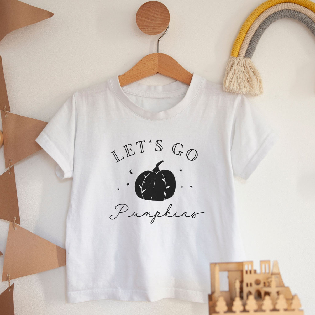 Let's Go Pumpkins - Youth Short Sleeve Tee - The Small Art Project - Modern Nursery Prints