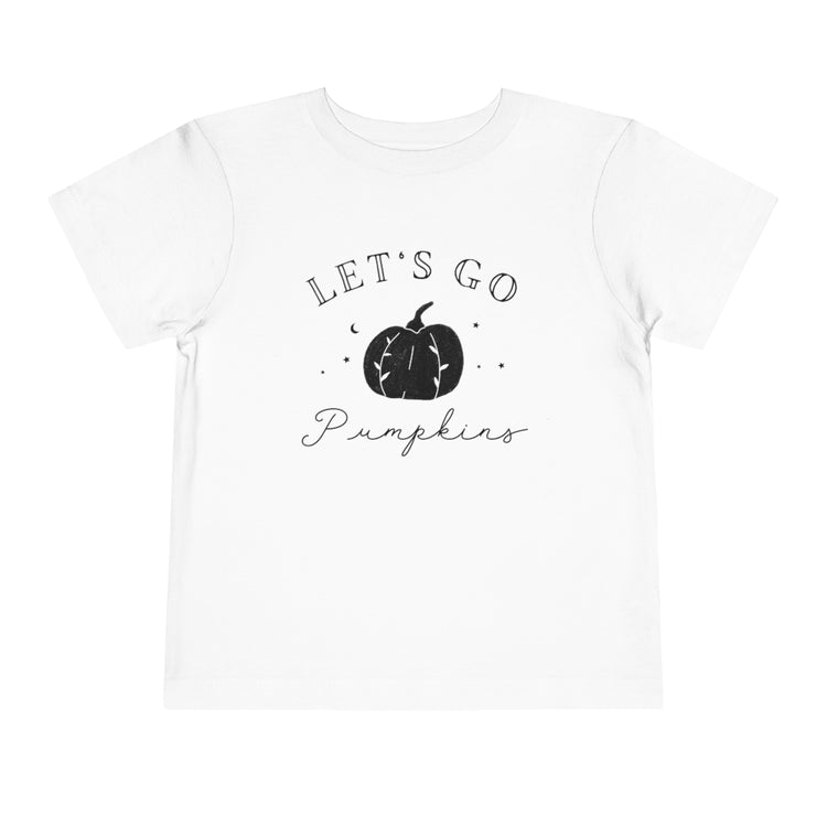 Let's Go Pumpkins - Toddler Short Sleeve Tee - The Small Art Project - Modern Nursery Prints